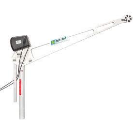 OZ Lifting Products 500 lb. Extended Reach Davit Crane with AC Electric Winch 