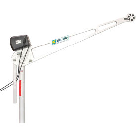 OZ Lifting Products 500 lb. Extended Reach Davit Crane with DC Electric Winch 