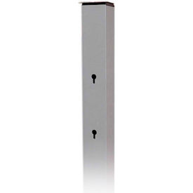 603 Products LLC SPA-P001SG Spira SPA-P001SG Aluminum In-Ground Post for Spira Mailboxes with Newspaper Bin 5x5x72-1/2, Gray image.