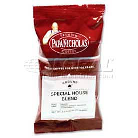 Papanicholas Coffee Co PCO25185 PapaNicholas®  Premium House Blend Coffee, Regular, 2.5 oz., 18/Carton image.
