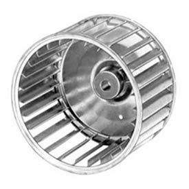 Fasco 1526351 Fasco® Galvanized Steel Blower Wheel, Cw Rotation, 9-31/32" Dia., 1/2" Bore, 4"W image.