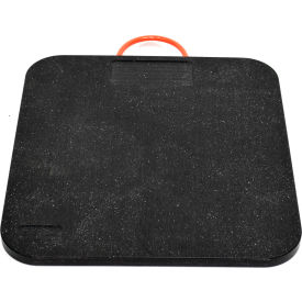 Justrite Safety Group PAD24241 Checkers® Safety Tech Heavy Duty Outrigger Pad, 24" x 24" x 1" Thick, PAD24241 image.