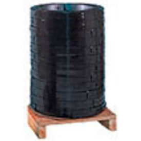 Pac Strapping High Tensile Steel Strapping 1-1/4"W x 0.029" Thick 16" x 1-1/4" Black 20/Pallet 