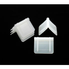 Pac Strapping Prod Inc CP-125A Pac Strapping Plastic Strap Guard Corner Protectors, 2"L x 2-1/2"W, White, Pack of 1000 image.