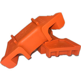 Pac Strapping® Drum Clip For Iso Open Head Drums Orange Pack of 20 