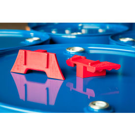Pac Strapping® Drum Clip For Close Head Drums Red Pack of 20 