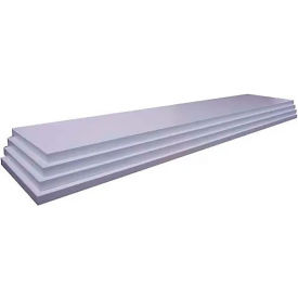 Slatwall Shelves, Finished on 2 Sides & 3 Edges, 47-3/4"W x 3/4"H, White, Pack of 4 view 2