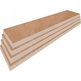 Slatwall Shelves, Finished on 2 Sides & 3 Edges, 22-1/4"W x 3/4"H, Birch, Pack of 4 view 2