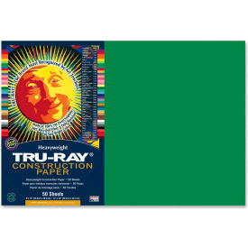 Pacon Corporation 102961 Pacon® Tru-Ray Construction Paper 12" x 18" Holiday Green image.