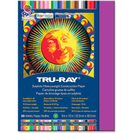 Pacon Corporation 103000 Pacon® Tru-Ray Construction Paper 9" x 12" Magenta image.