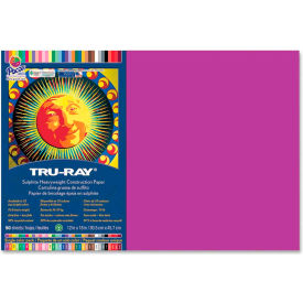 Pacon Corporation 103032 Pacon® Tru-Ray Construction Paper 12" x 18" Magenta image.