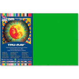 Pacon Corporation 103038 Pacon® Tru-Ray Construction Paper 12" x 18" Festive Green image.