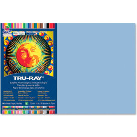 Pacon Corporation 103048 Pacon® Tru-Ray Construction Paper 12" x 18" Sky Blue image.