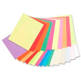 Pacon Corporation 101199 Pacon® Array Jumbo Card Stock Paper, 8-1/2" x 11", 65 lb, Assorted, 250 Sheets/Pack image.