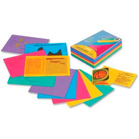 Pacon Corporation 101346 Colored Paper - Pacon®  101346 - 8-1/2" x 11" - 24 lb - Assorted - 500 Sheets/Ream image.