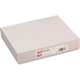 Pacon Corporation 2637 Pacon® Skip-A-Line Ruled Newsprint Paper, 30 lbs., 11 x 8-1/2, White, 500 Shts/Pack image.
