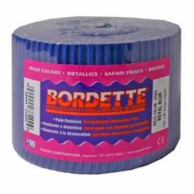 Pacon Corporation 37204 Pacon® Bordette® Decorative Border, 2-1/4" x 50, Royal Blue, 1 Roll image.