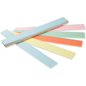 Pacon Corporation 5165 Pacon® Sentence Strips, 3" x 24", Assorted, 100 Strips/Pack image.