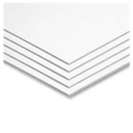 Pacon Corporation 5557 Pacon® Value Foam Board, 22" x 28", White, 5/Carton image.