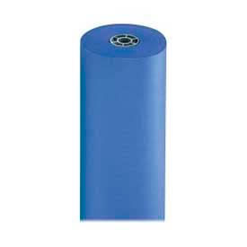 Pacon Corporation 63200 Pacon® Rainbow® Colored Kraft Duo-Finish Paper, 36"W x 1000L, Royal Blue image.