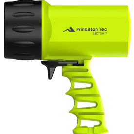Princeton Tec S722-NY Princeton Tec Pistol Grip Spotlight Handheld Light, 1600 Lumens, 210m Beam Distance, Neon Yellow image.