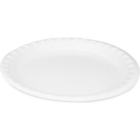Pactiv Evergreen™ Placesetter Satin Foam Plate 10-1/4" Dia. White Pack of 540