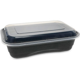 Pactiv Evergreen EarthChoice Versa2Go Microwaveable Container 36 oz 8.4" x 5.6" x 2" 150/CT