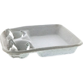 Pactiv Evergreen™ EarthChoice 2 Cup Carrier w/ Food Tray Natural Pack of 200