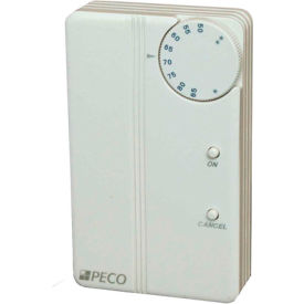 Peco 69311 PECO Trane Compatible Zone Sensor SP155-027 With Temp Adjust, On-Cancel-Comm Jack image.
