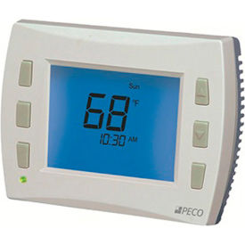 Peco 70854 PECO Performance PRO Fan Coil Thermostat T8532-002 Programmable 24 VAC image.