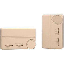 Peco 68605 PECO Fan Coil Thermostat With Cool-On-Off Switch, 3-Speed Control and Terminal Block image.