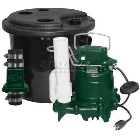 Zoeller 131-0001 Zoeller Drain Pump System 131-0001 With M98 Pump, 1/2 HP image.