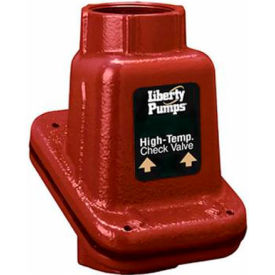 LIBERTY PUMPS HCV150 Liberty Pumps HCV150 HD Cast Iron Check Valve, 1-1/2" FNPT, 200F image.