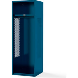 Penco SW242172SSNNN-806 Penco® Framed Stadium Locker w/ Shelf, 24"W x 21"D x 72"H, Blue, All-Welded image.