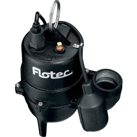 PENTAIR FLOW TECHNOLOGIES LLC FPSE3601A-08 Flotec Cast Iron Sewage Pump - 1/2 HP image.