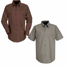 Red Kap® Industrial Work Shirts
