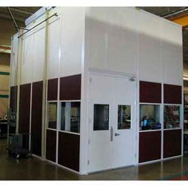 Ebtech Prefabricated Modular Inplant Offices – Vinyl Clad, Class C Fire & 28 STC Rated (Aluminum Frame)