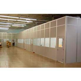 Ebtech Modular Inplant Offices - Steel Panel, Class A Fire & 28 STC Rated (Aluminum Frame)