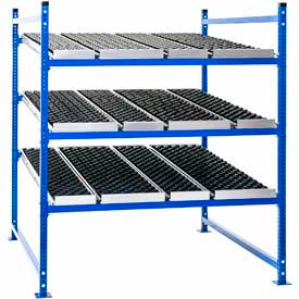 Gravity Flow Rack with Wheel Track
