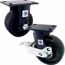 RWM 75 Series Heavy Duty Kingpinless™ Casters - up to 6000 Lb. Capacity