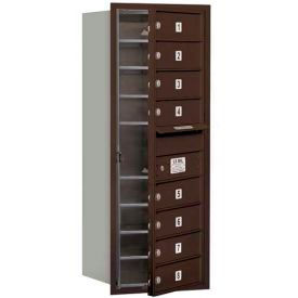 4C Horizontal Single Column Mailboxes, Front Loading, USPS Access