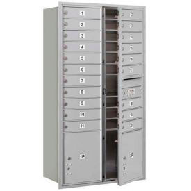 Salsbury 3700 Series 4C Front Loading, Private AccessHorizontal Double Column Mailboxes