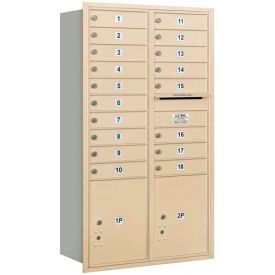 Salsbury 3700 Series 4C Rear Loading, USPS Access, Horizontal Double Column Mailboxes