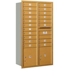 Salsbury 3700 Series 4C Rear Loading, Private Access, Horizontal Double Column Mailboxes