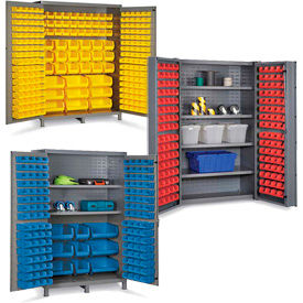 All-Welded 16 Gauge Bin Cabinets