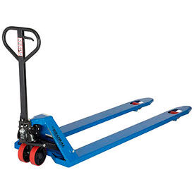 Extra-Long Fork Pallet Jack Trucks