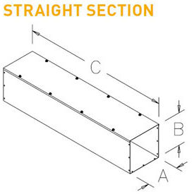 Hoffman Straight Section Wireways
