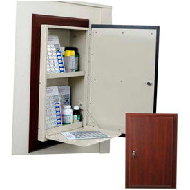 Harloff Wooden Laminate In Room Resident Medication Cabinets