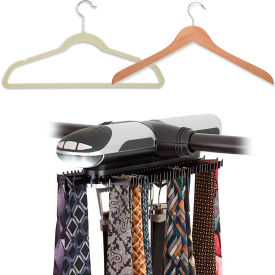 Dress Hangers and Tie, Belt Organizer