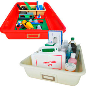 colored storage totes